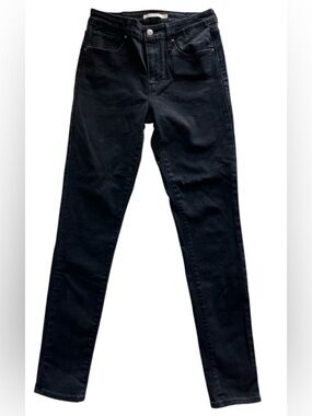 Levi’s 721 High Rise Skinny Jeans Black Stretch Denim Women’s Size 28